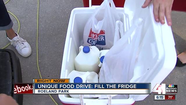 Unique food drive: Fill the Fridge