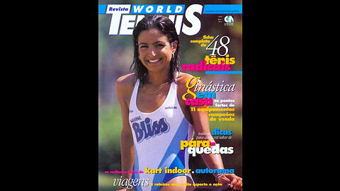 Revista World Tennis-Edição 4-Capa Fernanda Keller