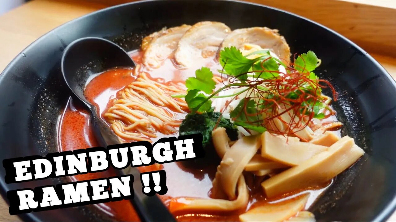 RAMEN TOUR in Edinburgh! 🏴󠁧󠁢󠁳󠁣󠁴󠁿 TOP spots in the city!!