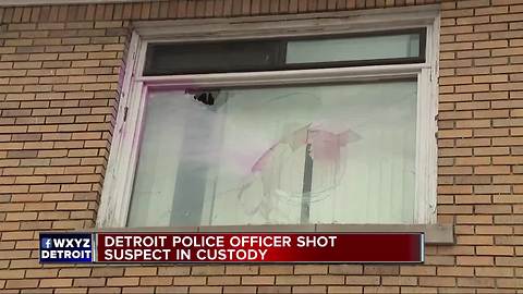 Suspect who shot police officer in custody