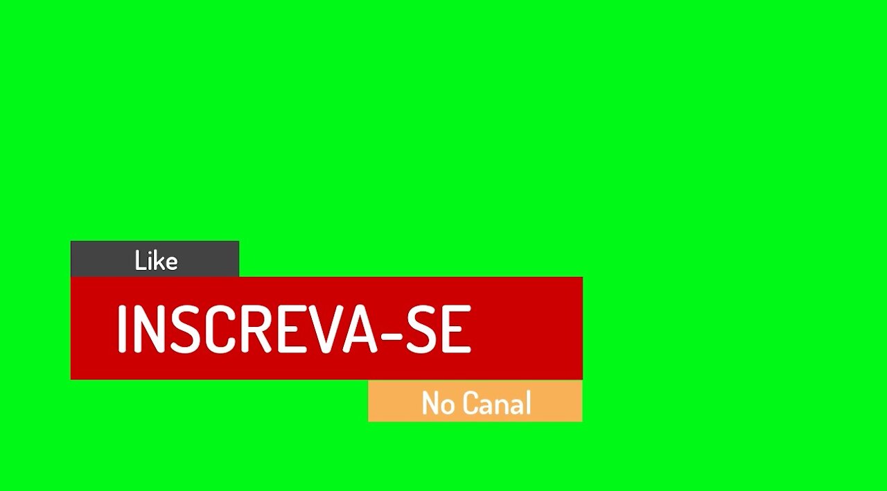 CARD INSCREVA-SE GREEN SCREEN - CHROMA KEY 005