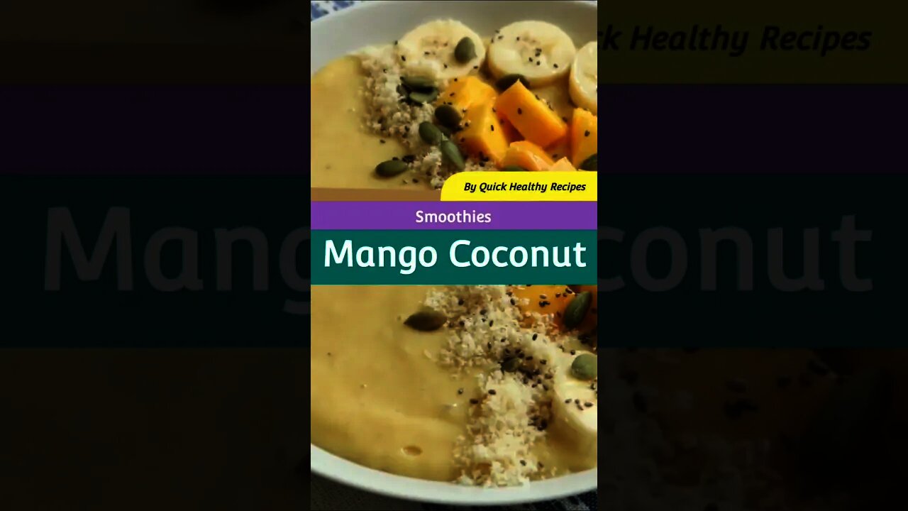 Got 60 seconds? Check out this awesome mango smoothie recipe... | #EasyMealSolutions #shorts #reels