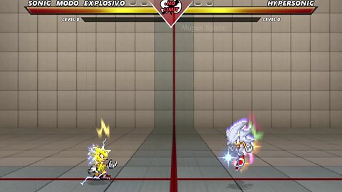 Sonic Explosive & Ultra Instinct Sonic VS Hyper Sonic & Amy Rose I Sonic Battle Mugen