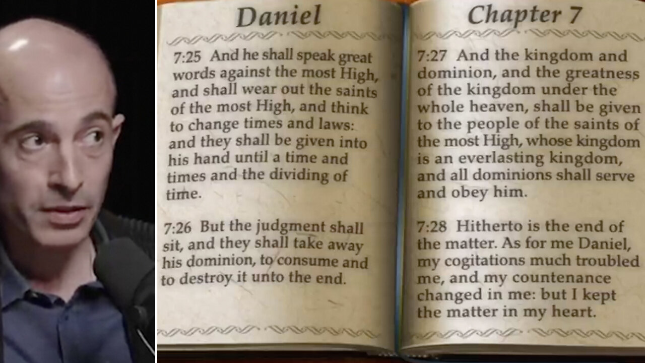 Yuval Noah Harari | Is Daniel 7:25 Being Fulfilled By Yuval Noah Harari? "Money Is a Fiction. What Is the Last Thing That Still Holds American Society Together? The Value of the Dollar Is Purely An Imaginary Reality." + Doctor Sherwood