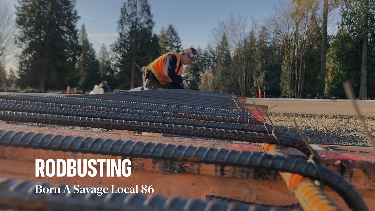 Fast Rebar tie'n columns! Rodbuster