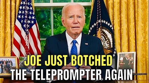Joe FOUGHT the TELEPROMPTER and the Teleprompter WON…Again!