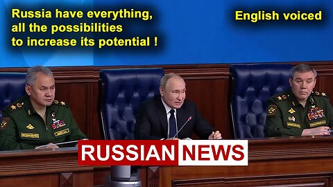 Russia have everything, all the possibilities to increase its potential! Putin's speech. Ukraine