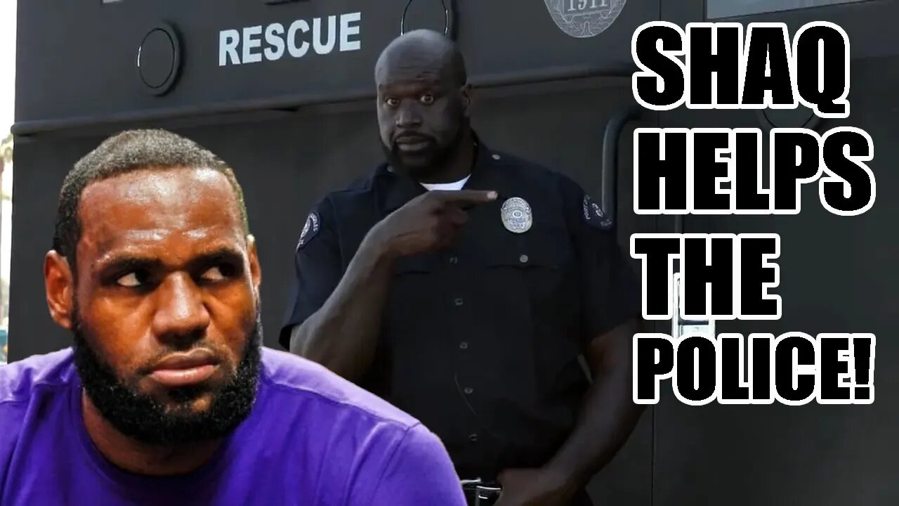 NBA legend Shaquille O'Neal stars in Police Recruitment video in Los Angeles! Lebron will be FURIOUS