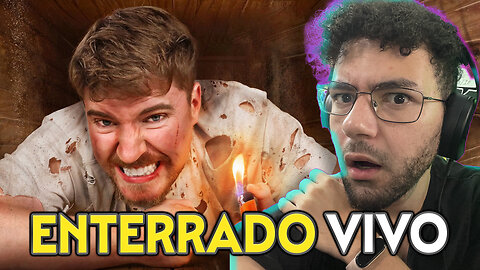 Eu Passei 7 Dias Enterrado Vivo! - Rk Play reage MrBeast