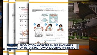 Production workers share thoughts on returning to work during pandemic