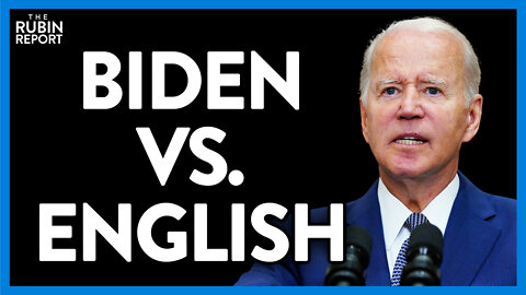 Watch Kamala Struggle to Not React as Biden Flubs Teleprompter Lines | DM CLIPS | Rubin Report