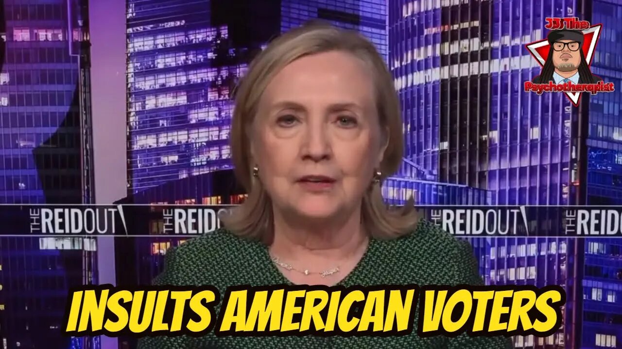 Hillary Sticks a Fork in Dems' Chances With Her Latest Insult to American Voters