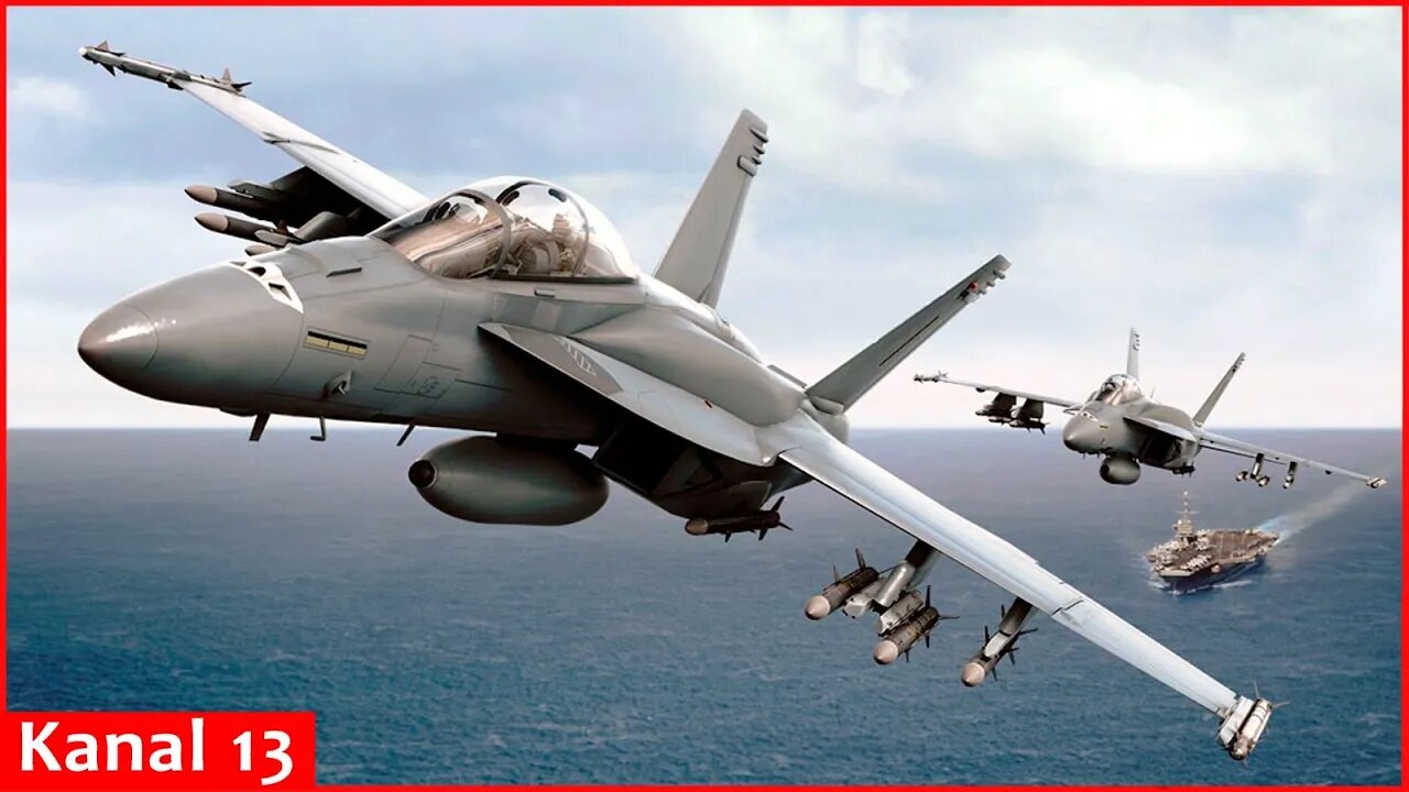 US sends dozen F/A-18 fighters to base in Middle East to prepare for attack on Iran