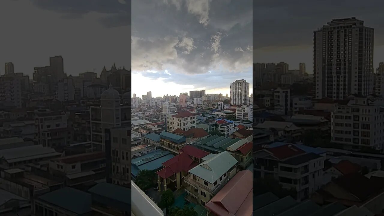 Rainy Season 🌧 Penh Cambodia 🇰🇭 #shorts #cambodia #phnompenh #expat #digitalnomads