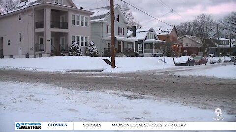 Crews still working to clear Cincinnati side streets