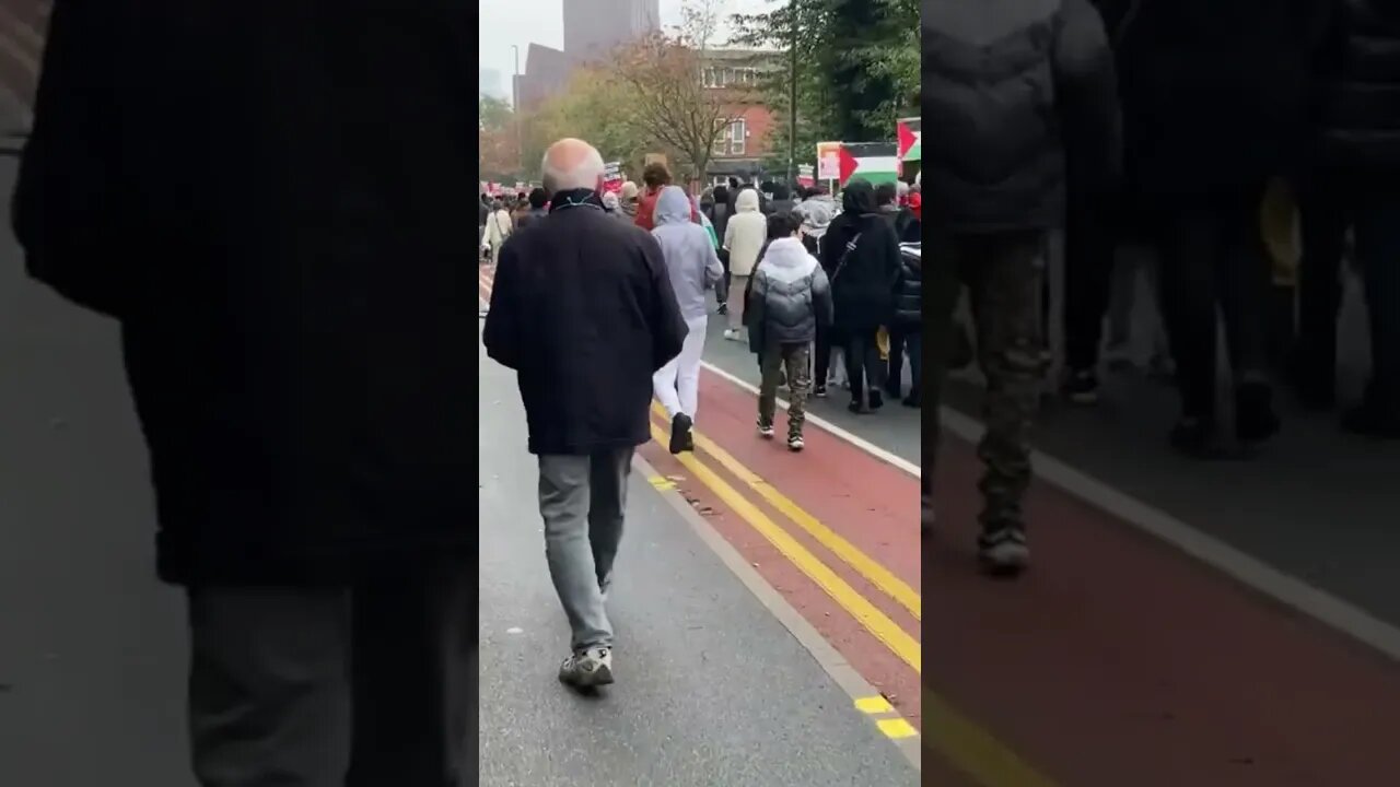 Leeds Palestine protest (Oct 28th 2023) #leeds #leedsnews