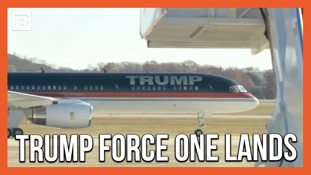 President-Elect Trump Arrives in Washington, DC via Trump Force One