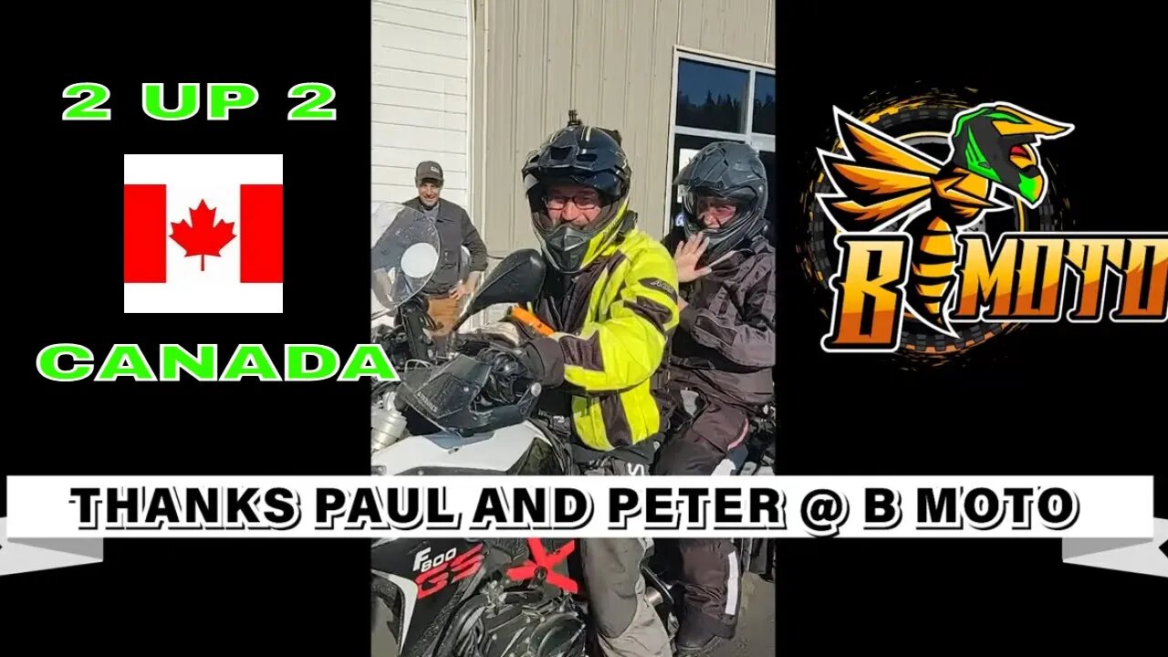 2 UP 2 CANADA Motorcycle Camping Adventure : EPISODE 4 BMW GS 800