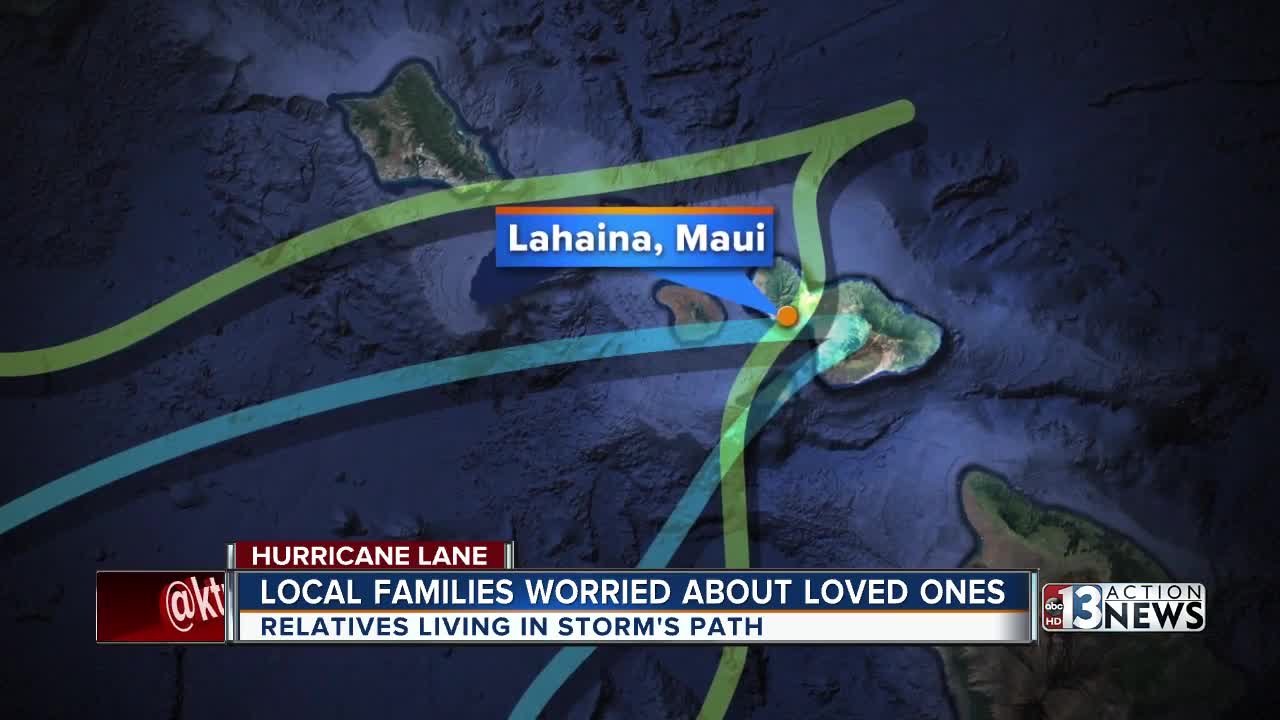 Las Vegas families worried about loved ones in Hawaii