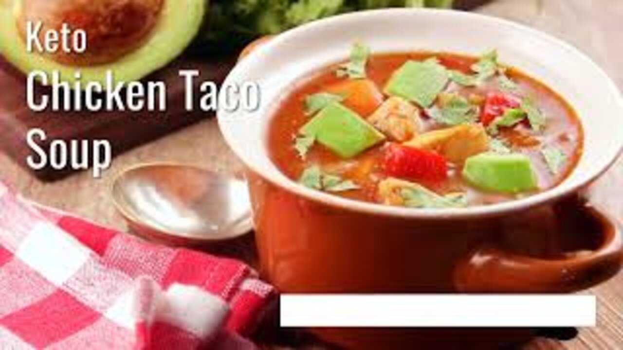 Keto Chicken Taco Soup