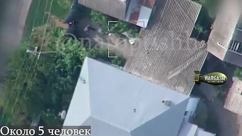 Building housing Ukrainian personnel hit at Udy, Kharkov