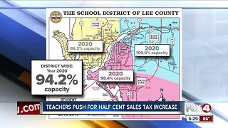 Teachers want sales tax increase