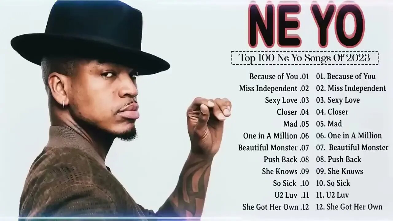 NE YO Greatest Hits Songs Of All Time Best Songs Of Ne Yo 2023 90S 2000S RNB PARTY MIX