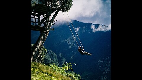 Fun Fact #59- Swing at the End of the World_ A MUST VISIT in Baños, Ecuador!