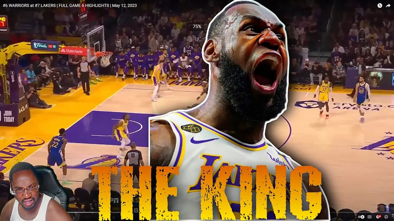 Fetti Reacts to WARRIORS at LAKERS ! GAME 6