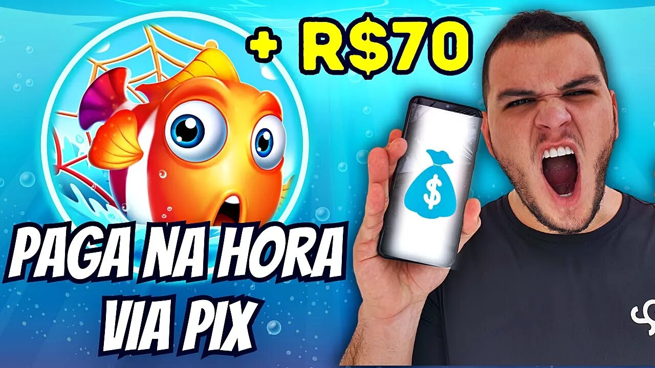 JOGO DO PEIXE PAGANDO R$70,00 em 1 MINUTO via PIX - JOGO que GANHA DINHEIRO DE VERDADE 2023