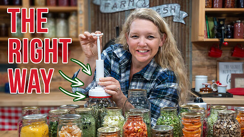 I Lost $100s in Stored Food Until I Learned THIS (How to Store Freeze Dried Food)