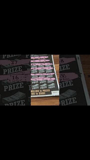 BIG WINNING $30 Scratch Off Lottery Ticket from Ohio!