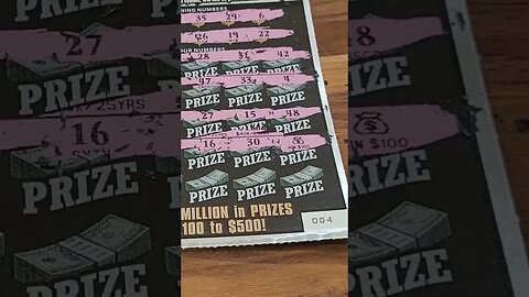 BIG WINNING $30 Scratch Off Lottery Ticket from Ohio!