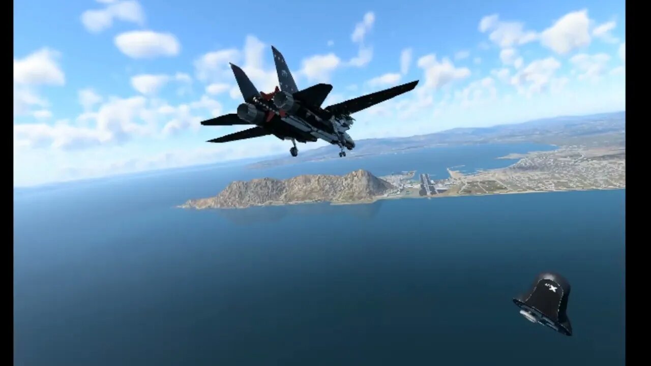F-14 Tomcat X-Plane 12 first go.