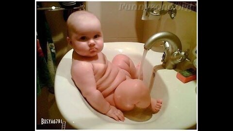 Funny and Cute Baby Moments: 1001 Funny Baby Reaction When Play with Chicken | Funny Videos