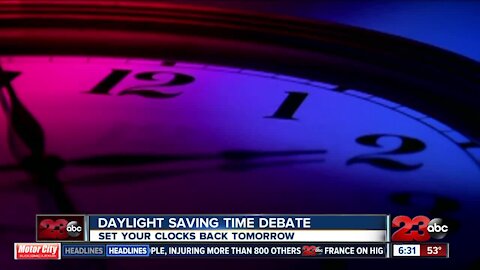 Daylight saving time ends tomorrow, set your clocks back one hour