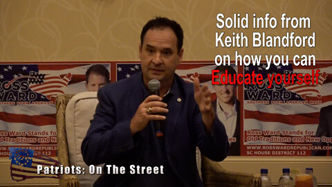 JUNE 4, 2022 - SC SECRETARY OF STATE KEITH BLANDFORD WITH SOME SOLID ADVICE