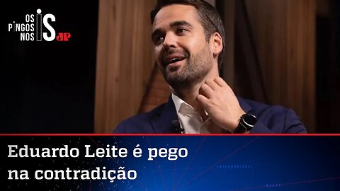 Eduardo Leite recua e anuncia que vai concorrer ao governo do Rio Grande do Sul