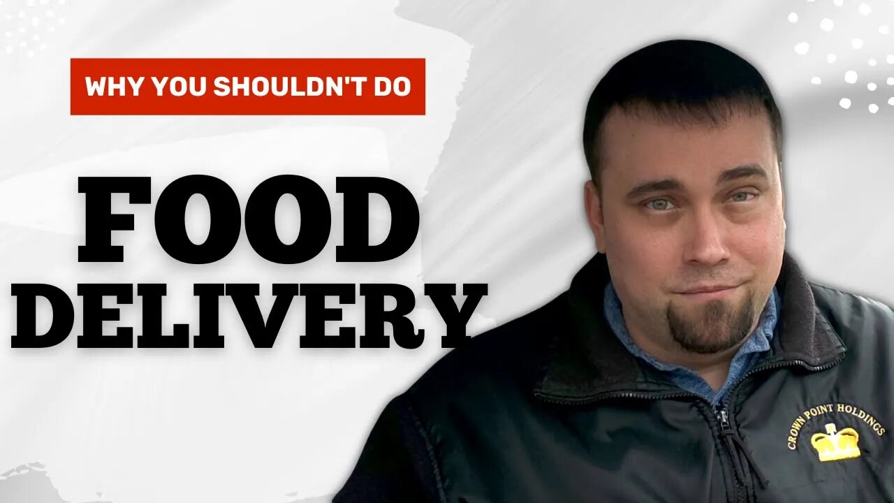 Why You Should NOT Do Food Delivery!