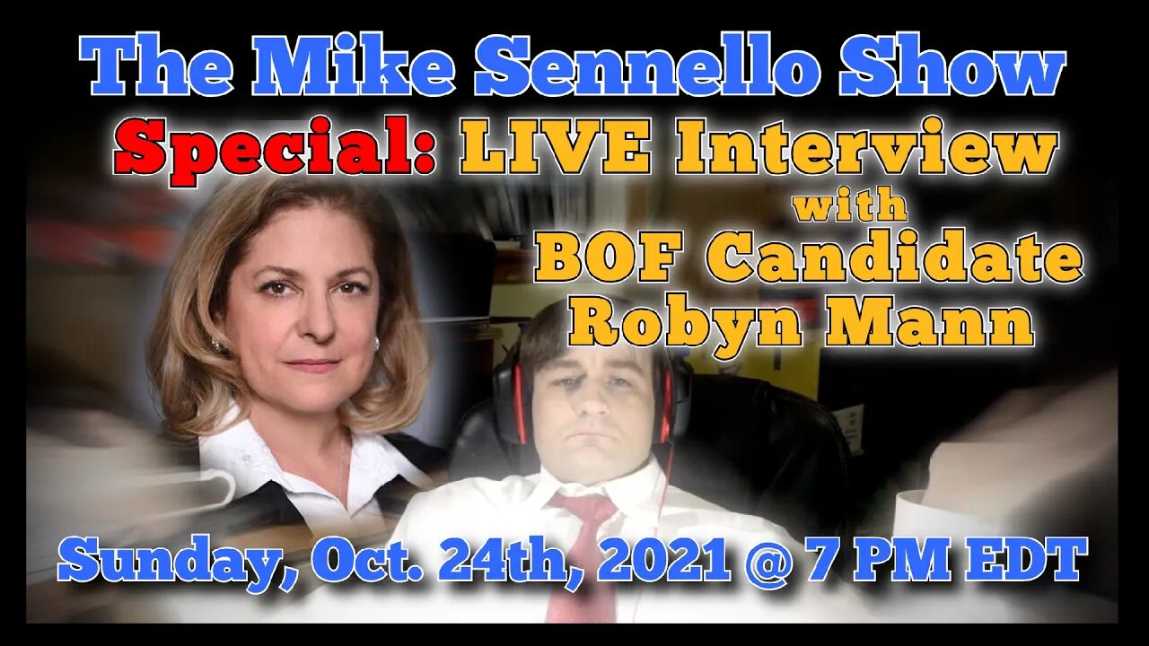 Mike Sennello Show Special: LIVE Interview with Board of Finance Candidate Robyn Mann