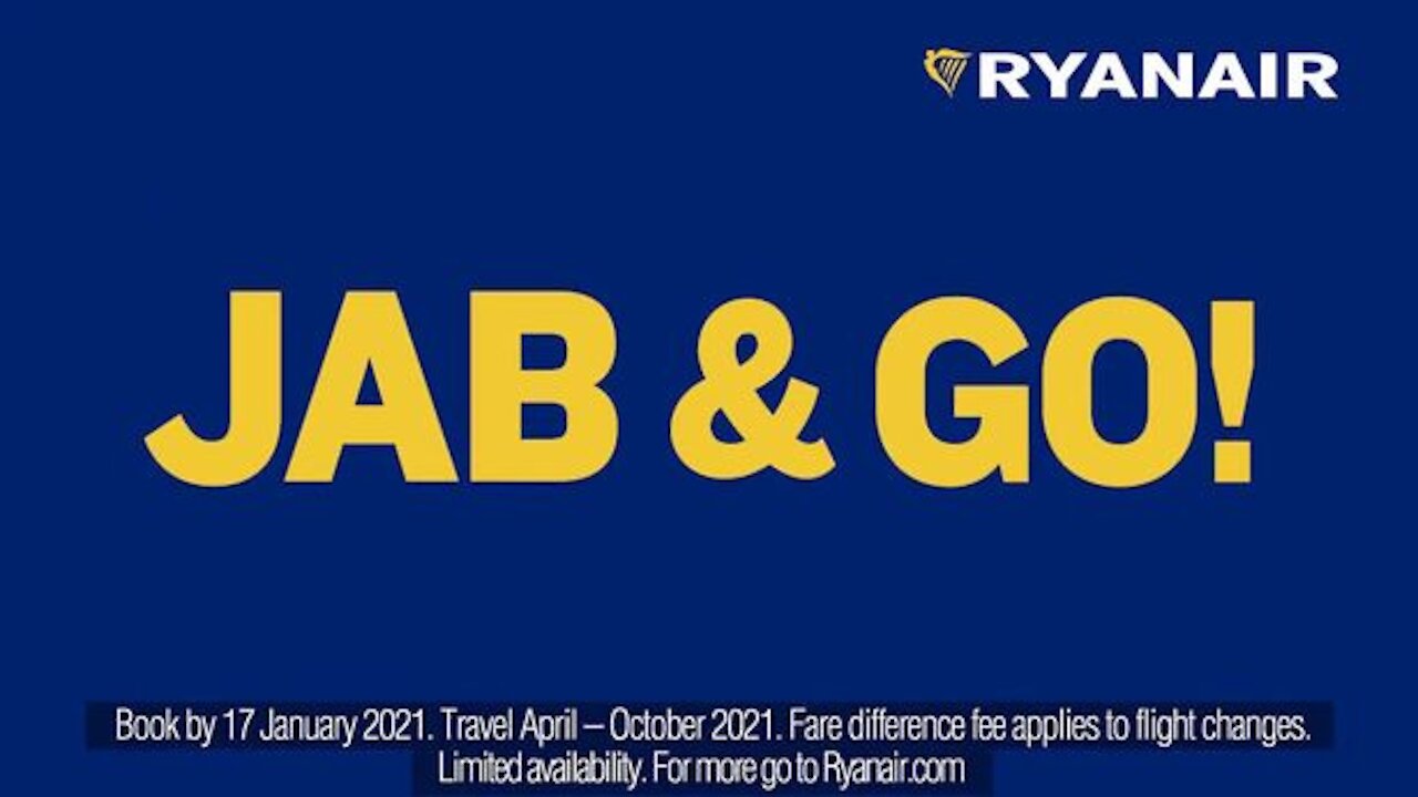 Ryanair, jab & go commercial banned by UK watchdog and labeled, misleading