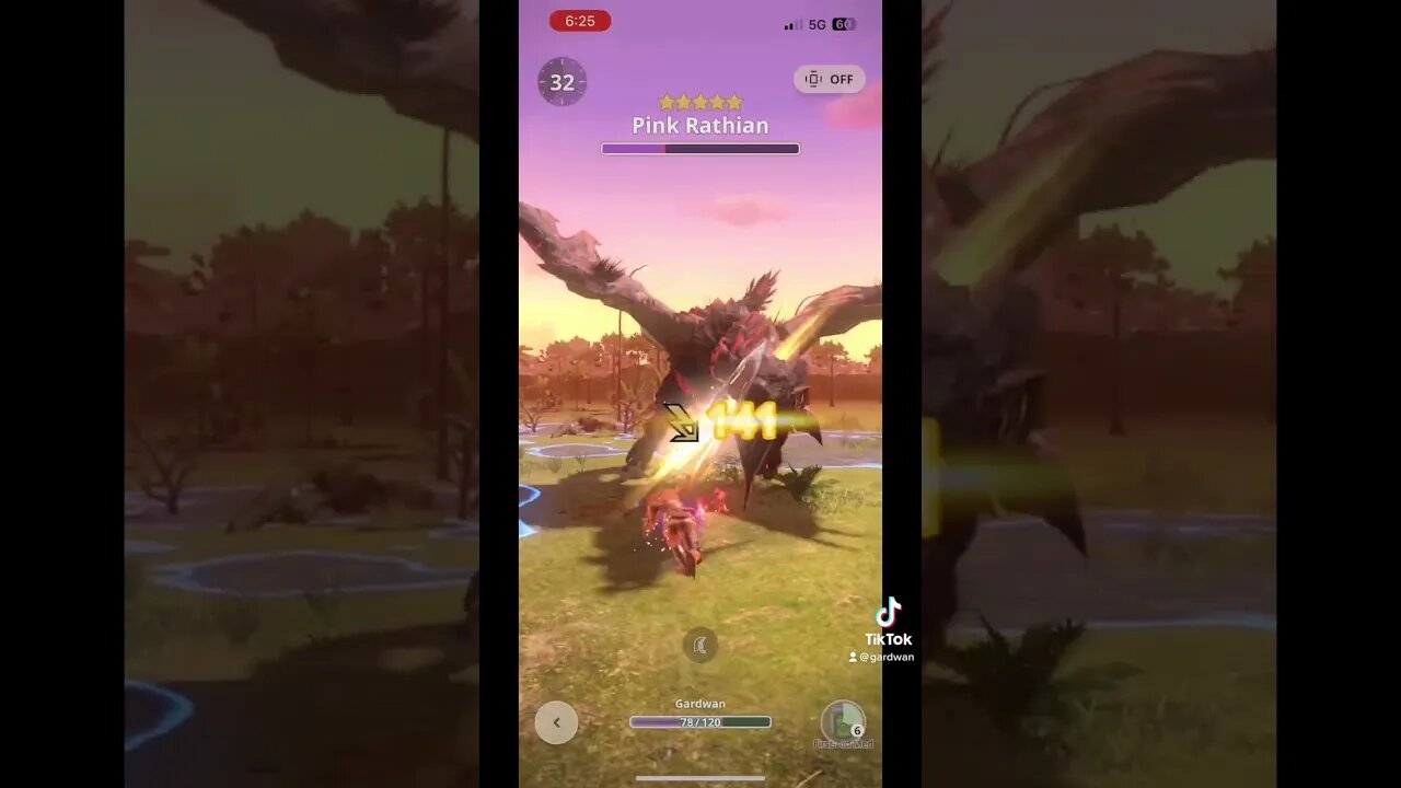 Pink Rathian Premier on Monster Hunter Now