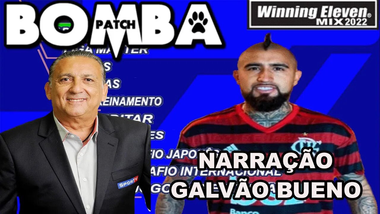 BOMBA PATCH 2022 (PS2) BRASILEIRÃO ATUALIZADO NARRAÇÃO GALVÃO BUENO JUNHO PLAYSTATION 2