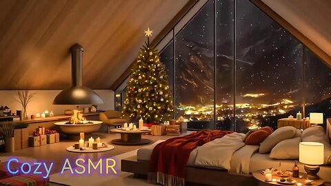 Chill Christmas: Smooth Jazz and Winter Ambience#relax #asmr #snow #christmas #jazz