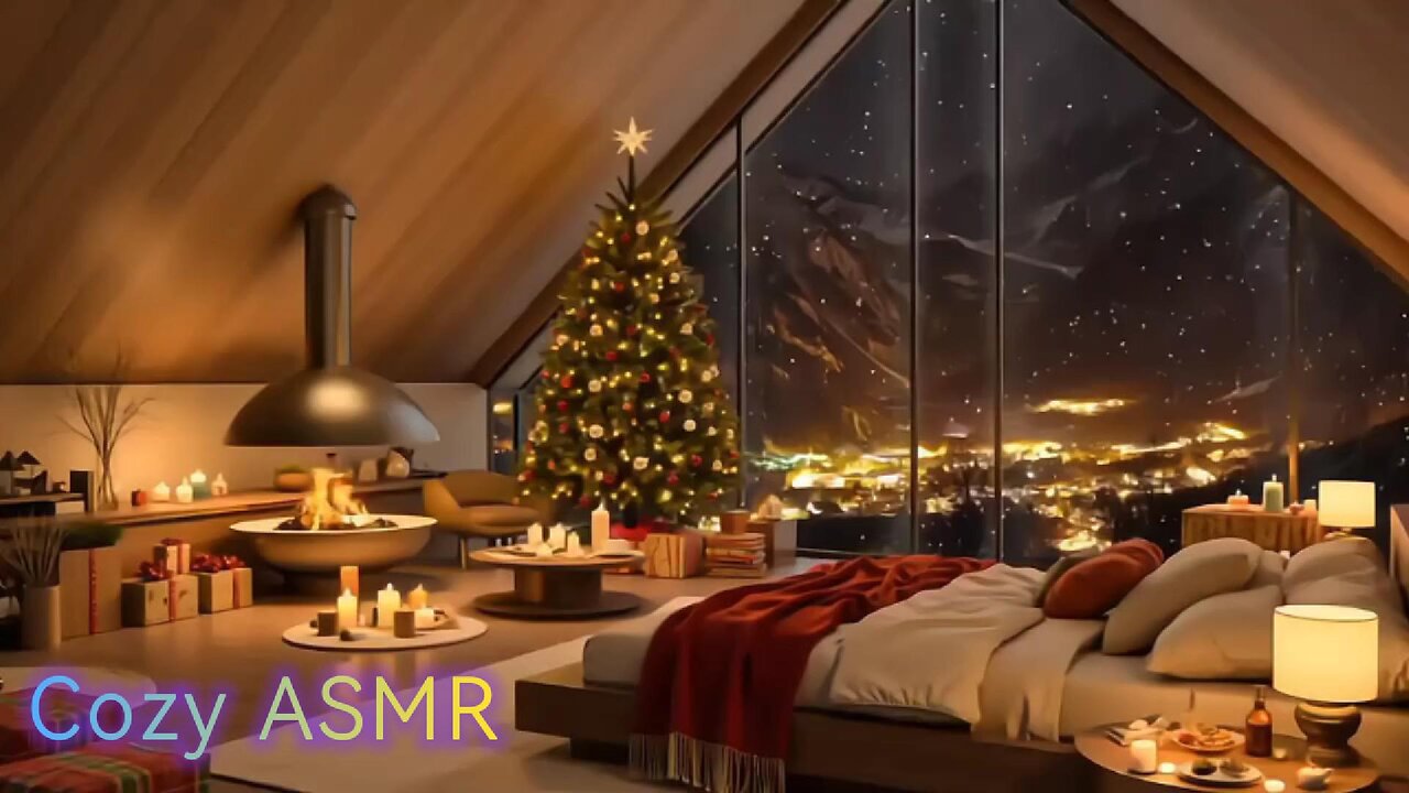Chill Christmas: Smooth Jazz and Winter Ambience#relax #asmr #snow #christmas #jazz