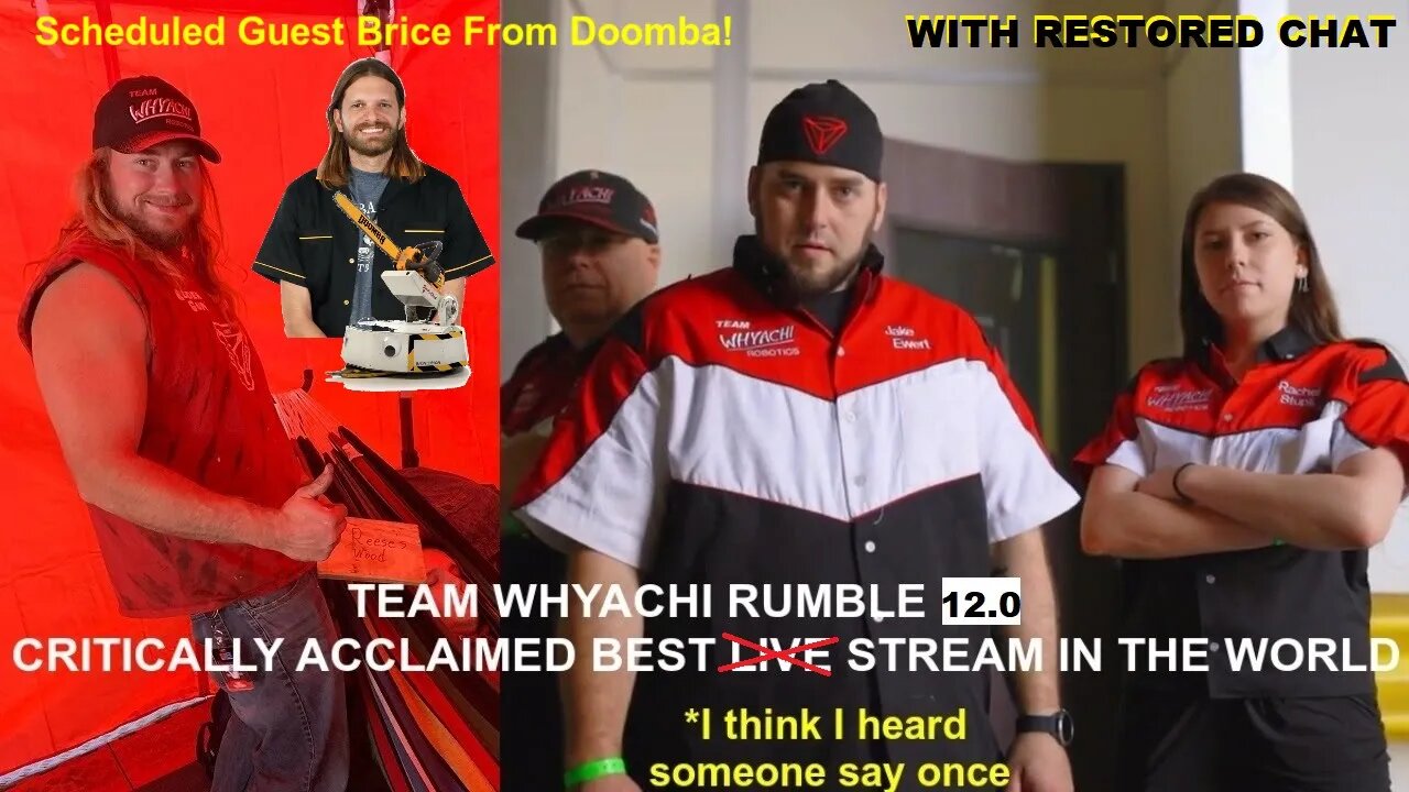 Whyachi Stream 12 No longer 'live' stream, Final episode recap, With Bice and Philippe from Doomba