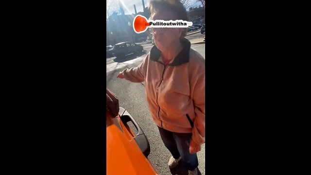 Lady crashes into guy’s car, then tells him to “pull it out with a toilet plunger”
