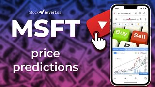 MSFT Price Predictions - Microsoft Stock Analysis for Thursday, December 1st 2022