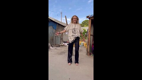 He almost fell down dance isabellafro trend viral travel africa