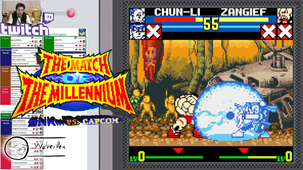(NeoGeo Pocket Color) SNK vs. Capcom MotM - 31 - Team Mode - Go Sakura! - Lv Gamer
